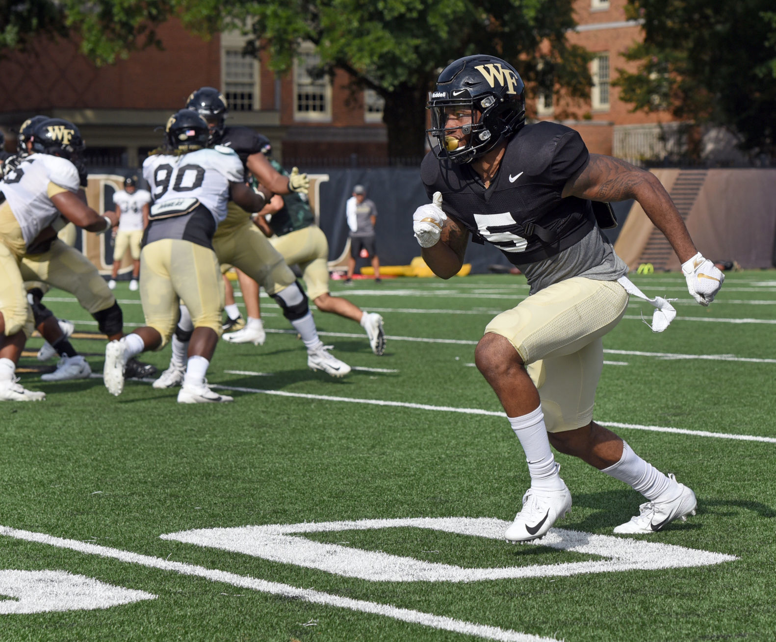Wake Forest football practice